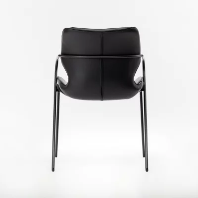 Стул Мангейм черная экокожа ножки черные 55X63X81 CM 5