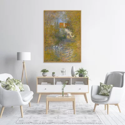 Репродукция картины The Geese 75X105 CM 3