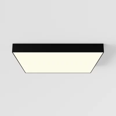 Потолочный светильник Zon черный квадратный 600x600 3
