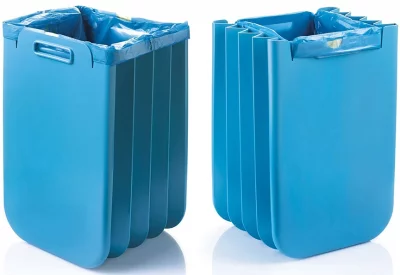 Корзина для белья складная Eco Packly 30X25X45 CM горчичная 4