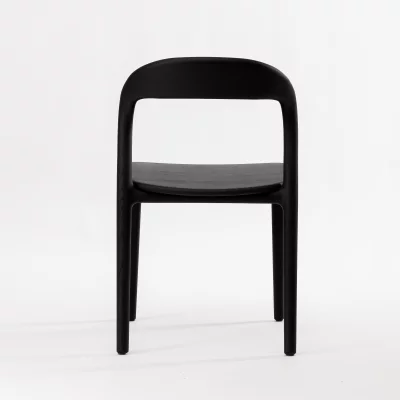 Стул Лугано без подлокотников массив березы тон черный матовый 46X45X78 CM 5