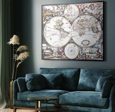 Интерьерное панно Orbis Terrarum 100X86 CM 5