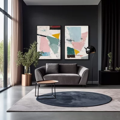 Набор из двух постеров на холсте Regatta 75X105 / 75X105 CM 4