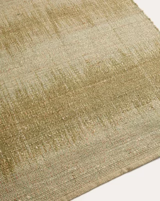 Зелёный джутовый ковёр Lirmo 200X300 CM 3