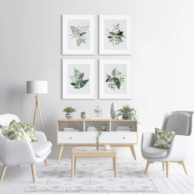 Тетраптих Floral set in pale shades No2 42X52 / 42X52 / 42X52 / 42X52 CM 6