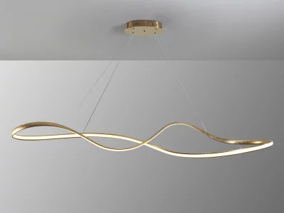 Подвесной светильник Lia большой золотой 150X45X18 CM 11