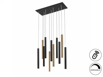 Подвесной светильник Varas 11L черный/золотой DIM 61X25X40 CM 6
