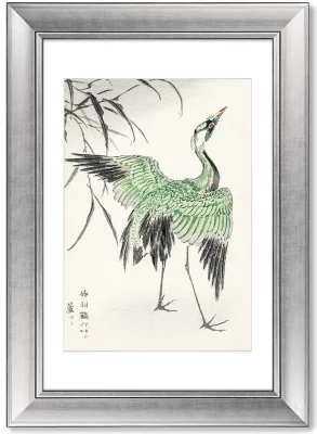 Набор из двух постеров в раме White-Naped Cranes 51X71 / 51X71 CM 3