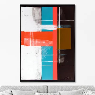 Постер на холсте Color destortion 75X105 CM 6