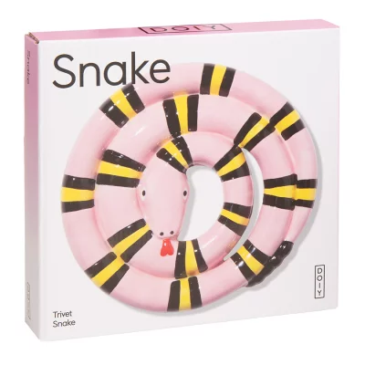 Подставка под горячее snake, розовая 4