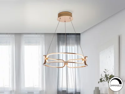 Подвесной светильник Colette Ø47 розовое золото 47X10 CM 4