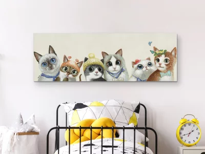 Картина Miau 150X50 CM 4