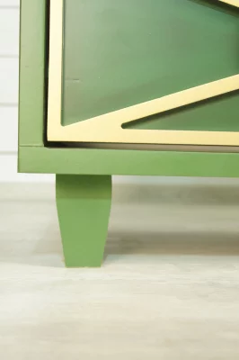 Зеленый комод Emerald 111X43X78 CM 4