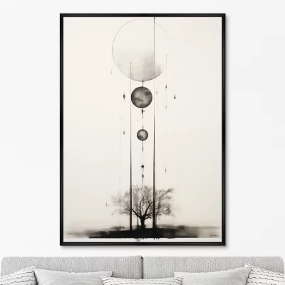 Постер на холсте Conversacion con el espacio 75X105 CM 6