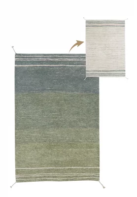 Двусторонний хлопковый ковёр Twin Vintage 170X240 CM 11