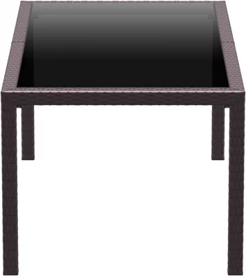 Стол садовый Tahiti 180X94X75 CM коричневый 3