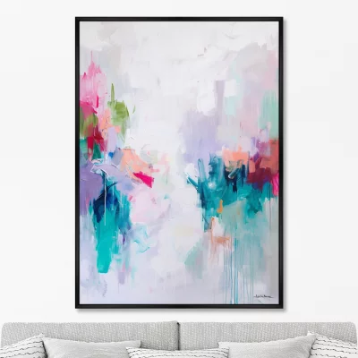 Репродукция картины на холсте The Colors of Spring 75X105 CM 6