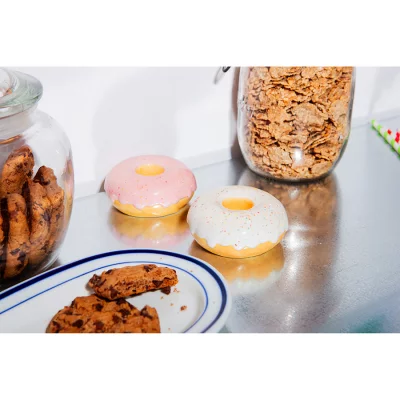 Подсвечник fast food, donut, D7 см, розовый 4