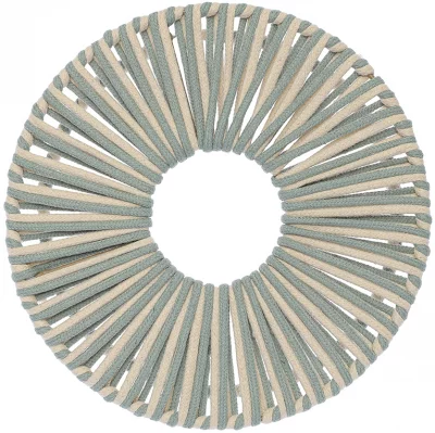 Корзина плетеная Dholak Mint Ethnic 40X40X50 CM 7