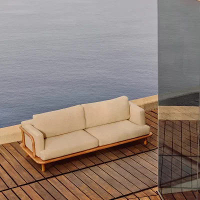 Диван с каркасом из тика Turqueta 230X100X74 CM 6