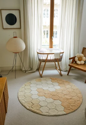 Хлопковый ковёр Honeycomb Ø140 CM 3