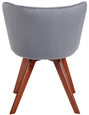 Стул Bella 60X55X83 CM серого цвета 4