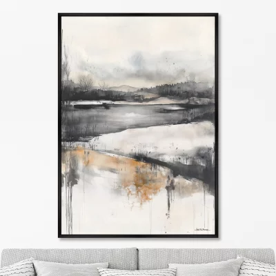 Репродукция картины на холсте Waiting for Spring 75X105 CM 6