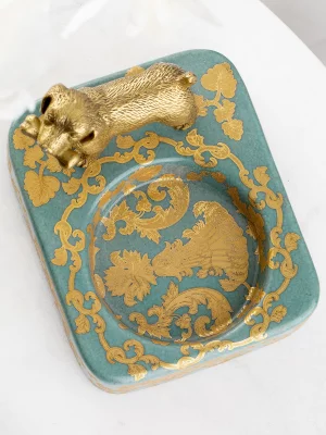 Пепельница с собачкой Медичи 12.5X10.5X9.5 CM 9