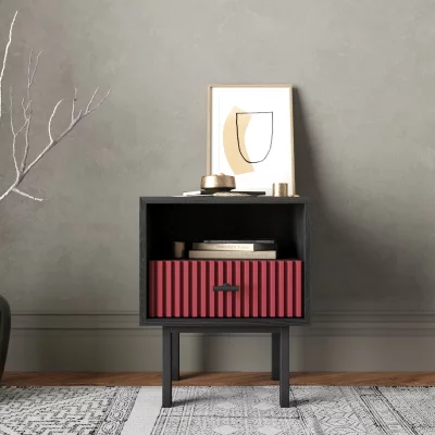 Тумбочка прикроватная Emerson 40X35X55 CM Red 4