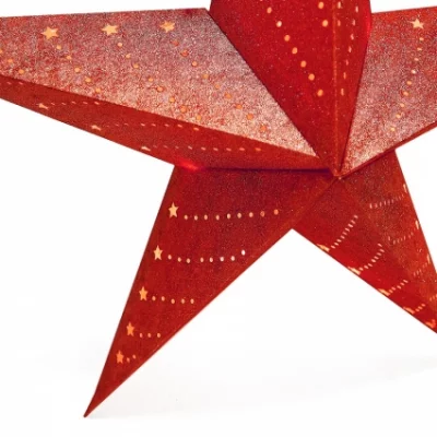 Светильник подвесной Star под лампочку E14 60X25X60 CM красный 3