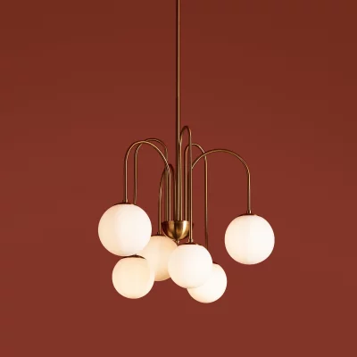 Подвесная люстра Бора 60X60X103 CM 8