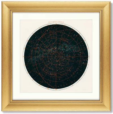 Диптих Constellations of the Two Hemispheres 61X61 / 61X61 CM 4