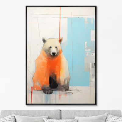 Постер на холсте Ursus maritimus 75X105 CM 6