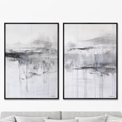 Композиция из двух репродукций картин на холсте Khibiny 75X105 / 75X105 CM 8