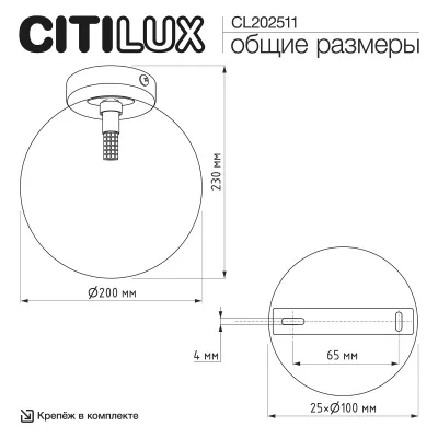 Накладной светильник Orton 9
