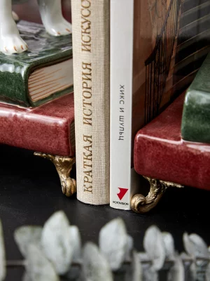 Держатель для книг Собачка смотрит вправо 17X10X17 CM 5