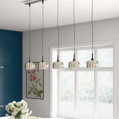 Линейный подвес с плафонами Arian LED 50X50X85 CM 5