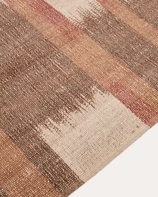 Джутовый ковер Domira с многоцветным узором икат 300X200 CM 4