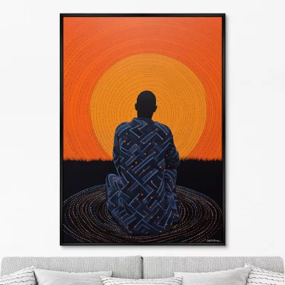 Постер на холсте Waiting for the Sun 75X105 CM 6
