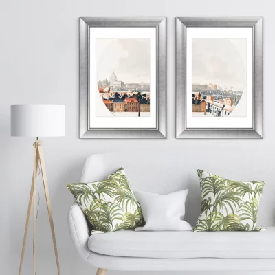 Диптих View of Rome 51X71 / 51X71 CM 5