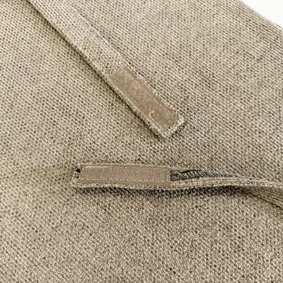 Подушка для стула Монако бежево-коричневая ткань 48X45X3 CM 6
