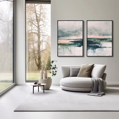 Набор из двух постеров на холсте After the Storm 75X105 / 75X105 CM 4