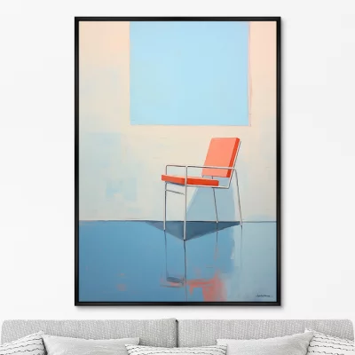 Постер на холсте Chair collection Pure and simple 75X105 CM 6