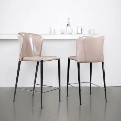 Стул полубарный Albert 44X55X99 CM капучино 7