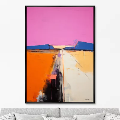 Постер на холсте Lines of Sunset 75X105 CM 6