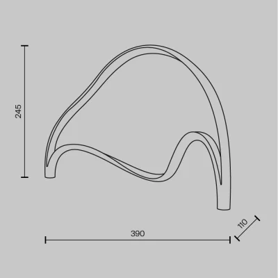 Настольный светильник Plons 39X11X25 CM 7