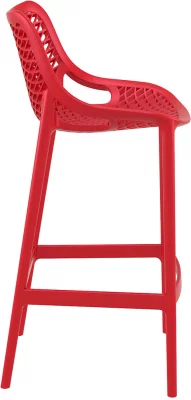 Стул пластиковый барный Air 45X53X105 CM красный 5