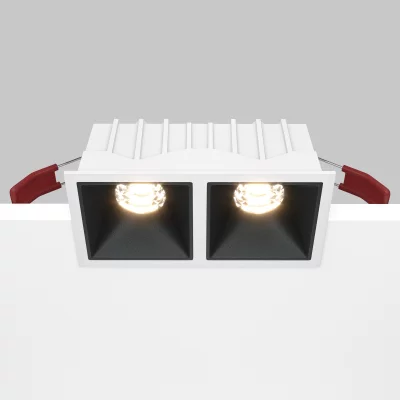 Встраиваемый светильник Alfa LED квадратный белый 11