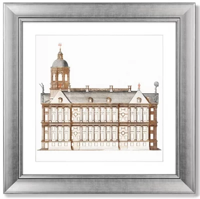 Диптих The City Hall in Amsterdam 61X61 / 61X61 CM 4
