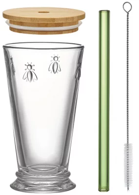 Стакан с крышкой и трубочкой Abeille 460 ml 4